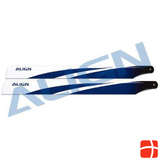 Align 380 Carbon Hauptrotorblätter, blau