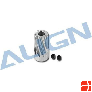 Align Motor pinion, helical 12Z M0.7 5mm
