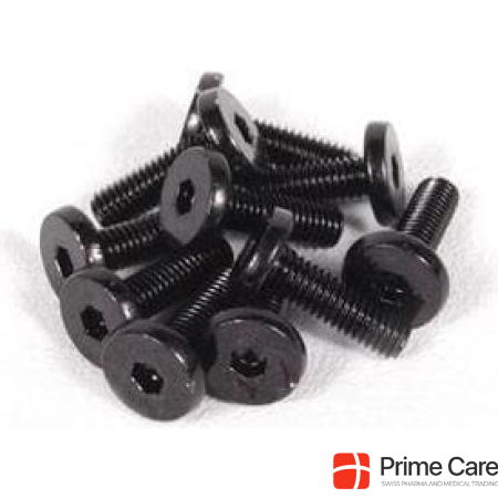 Axial countersunk screw