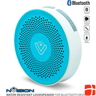 nVision Water Resistant Bluetooth Loudspeaker Blue