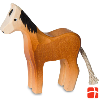 Trauffer Pferd stehend aus Holz