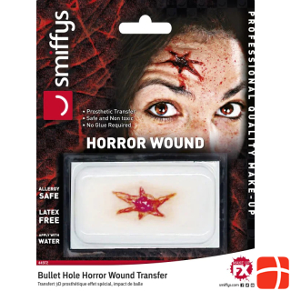 Smiffys Horror Wound - Bullet Hole