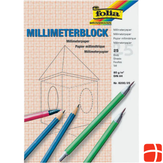 Folia Millimeter paper block