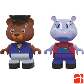 Aquaplay 234 - Play figures bear and hippo