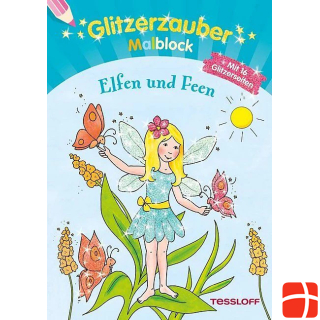 Tessloff Glitter magic coloring block elves and fairies