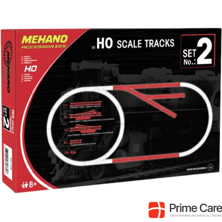 Mehano 58545 H0 track extension set