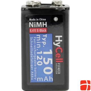 HyCell 9 V block battery NiMH 6LR61 150