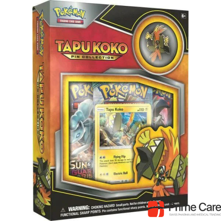 Pokémon Pokemon- Tapu-Riki: коробка для сбора булавок