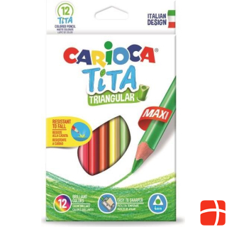 Цветной карандаш Carioca Tita Trian Maxi