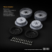 Gmade 1.9 SR04 beadlock wheels (Matt Black)