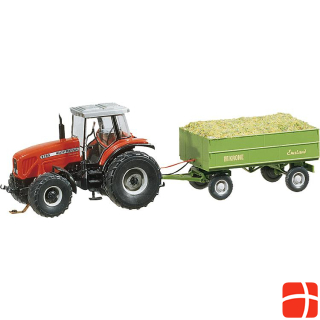Faller CS Tractor MF with trailer WIKING