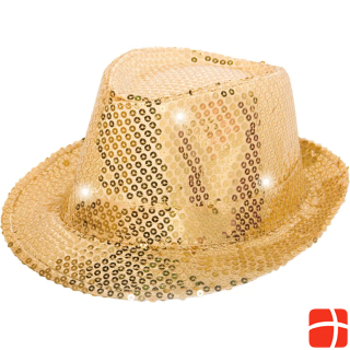 Шляпа Bersinger с пайетками LED золото