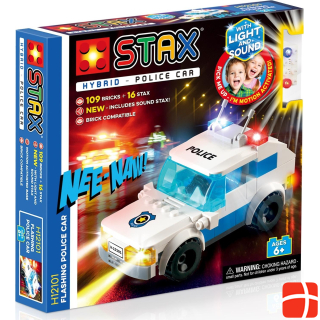 Stax Flashing Police Car (Lego Compatible)