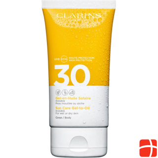 Clarins Sun - Gel-en-Huile Solaire Corps SPF30, size suntan cream, SPF 30, 150 ml