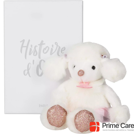 Histoire D'ours Soft toy poodle Roxanne in gift box
