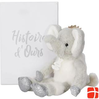 Histoire D'ours Мягкая игрушка слон Эльфийка в подарочной упаковке