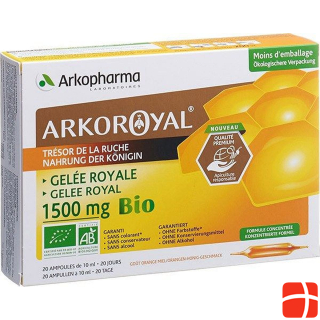 Arkopharma Royal Royal Jelly Organic 1500mg Duo