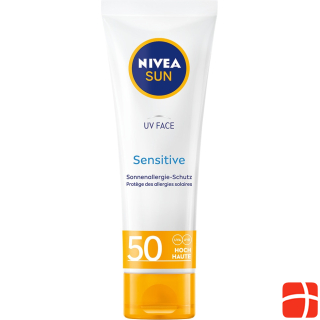 Nivea UV Face Sensitive, size suntan cream, SPF 50, 50 ml