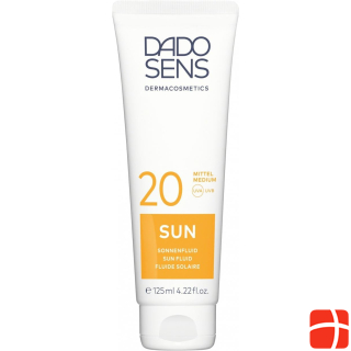 Dado Sens SUN Sun Fluid SPF 20 - Sensitive Skin, size sun lotion, SPF 20, 125 ml
