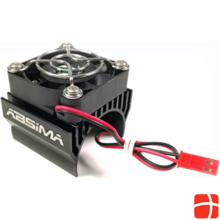 Absima Metal Top Heatsink с вентилятором для 1:8 до ø40 мм, черный