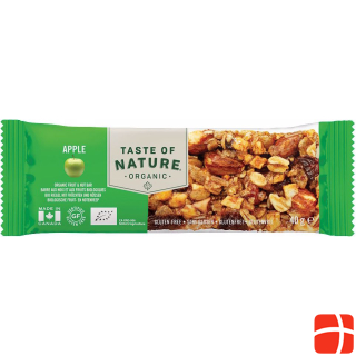 Taste Of Nature Bar Apple Organic 40g