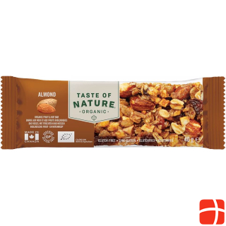 Taste Of Nature Bar Almond Organic 40g