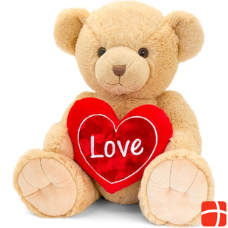 Keel Snuggles bear brown 30cm with heart