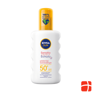 Nivea Sensitive Protect Sun Allergy, size sun spray, SPF 50, 200 ml