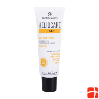 Heliocare 360° Oil-Free, size Sun gel, SPF 50, 50 ml