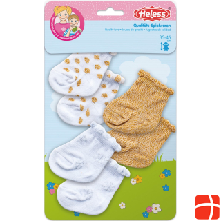 Heless Glitter doll socks - 3 pair