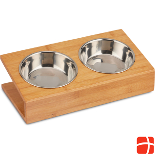 Relaxdays Bowl Holder, Feeding Station for Cats & Dogs