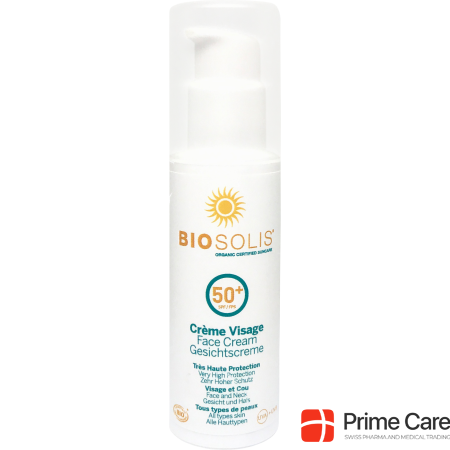 Biosolis Face cream, size suntan cream, SPF 50, 50 ml