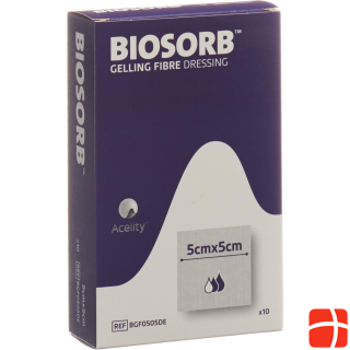 Biosorb GELLING FIBRE Gelfaser Wundauflage 5x5cm