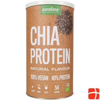 Purasana Vegan protein CHIA NATURAL 40% BIO