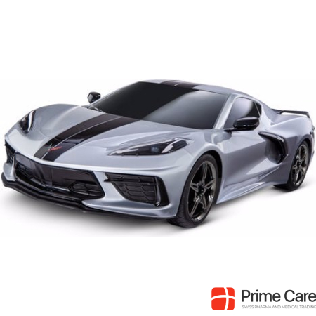 Traxxas 4Tec 3.0 Corvette C8 Electric Brushed On Road 4WD 1:10 RTR silver