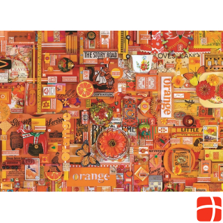 Cobble Hill puzzle 1000 parts orange