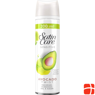 Gillette Satin Care Avocado Twist Shaving Gel 200 ml, size 200 ml, shaving gel