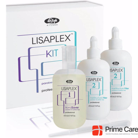 Lisap lex Kit with 1x lex Bond Saver 2x lex Hair Structure Filler