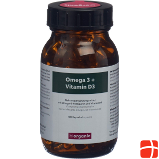 Biorganic Omega-3 + Vitamin D3 Kapsel deutsch/französisch