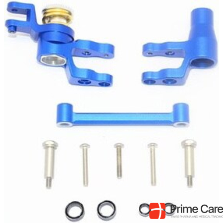 GPM aluminum steering assembly -12pc set blue