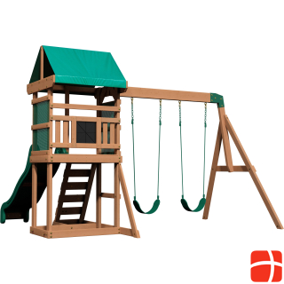 Backyard Discovery Buckley Hill Play Tower with swings and slide