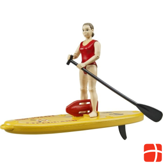 Bruder bworld Life Guard with Stand Up Paddle