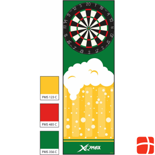 XQ Max XQ Dart Mat Beer Design Gel Foam Pad 80 x 237 cm