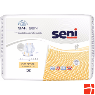 Seni Normal pads breathable anatomical 32x62.5cm 5 drops