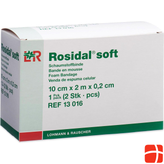 Lohmann & Rauscher Rosidal soft foam bandage 10 cm x 2 m 2 pieces