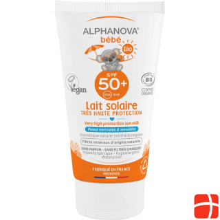 Alphanova Bébé organic sun milk, size suntan lotion, SPF 50+, 50 ml