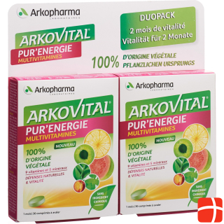 Arkopharma pur'energie Natural Multivitamins and Minerals Duo Tabl