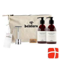Beldura Sustainable Shaving-Set Women 5-teilig Silber