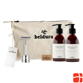Beldura Sustainable Shaving-Set Women 5-teilig Silber