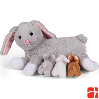 Mamanimals Cuddly toy Mama Rabbit & Babies